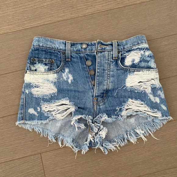 Carmar Pants - Carmar Ripped Jean Shorts